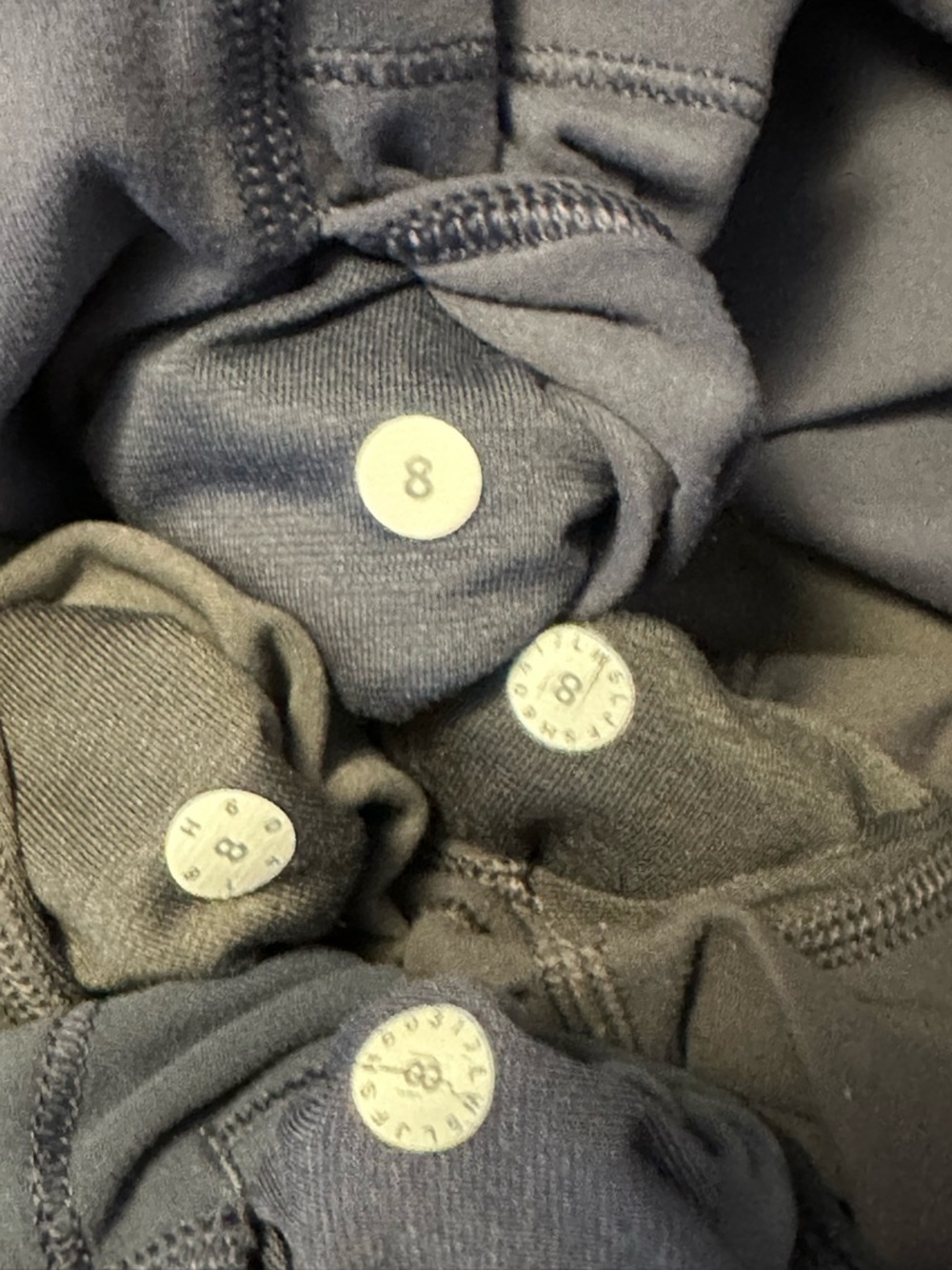 Lululemon Align Leggings-blue and grey - Picture 2 of 3